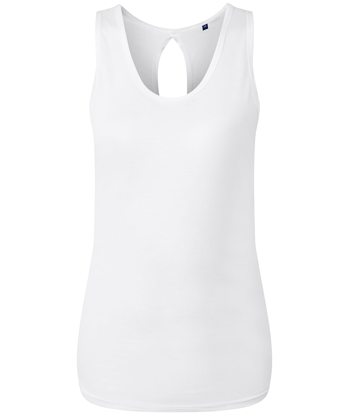 White - Women's TriDri® tie-back vest - GarmentEmbroidery