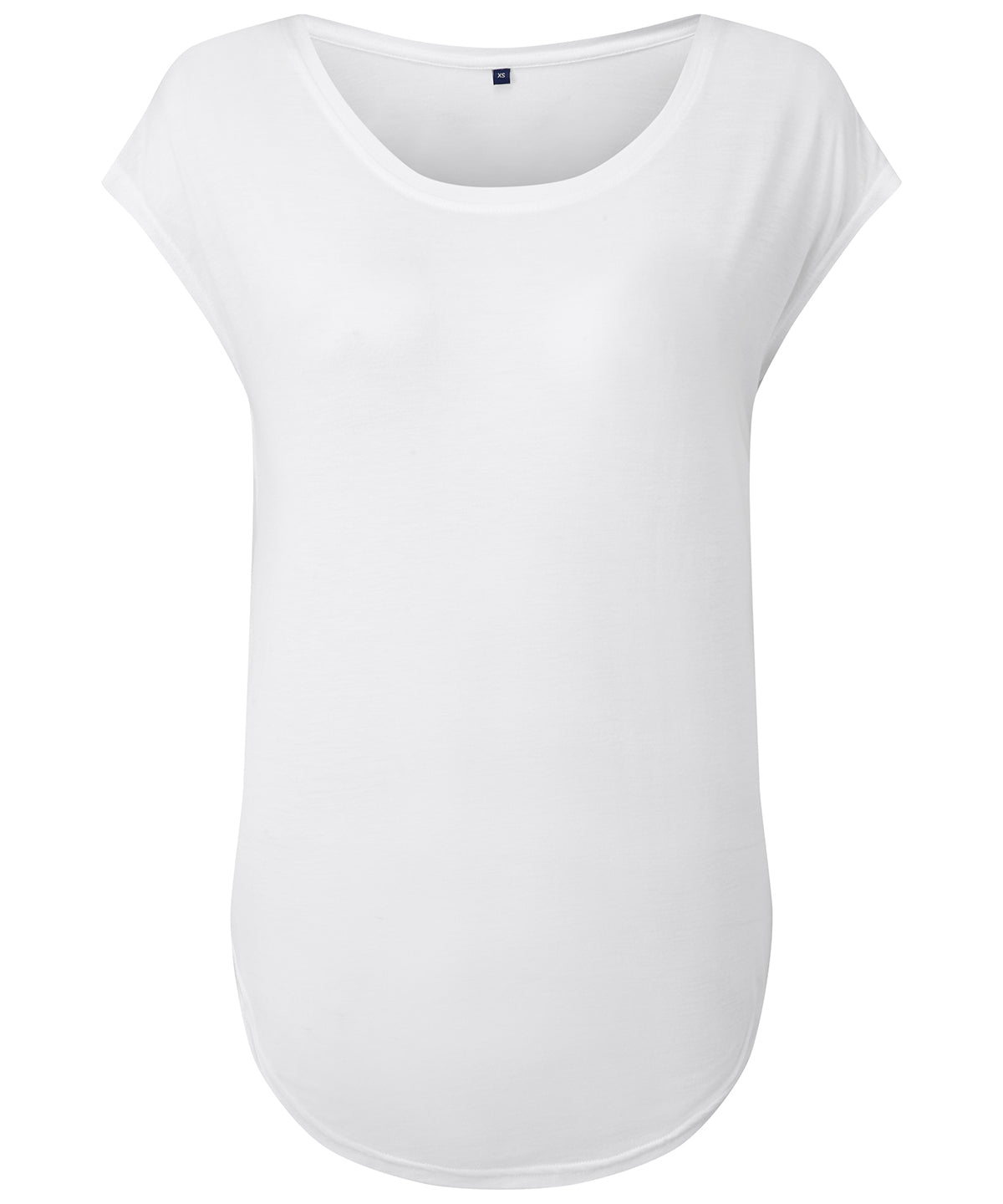 White - Women's TriDri® yoga cap sleeve top - GarmentEmbroidery