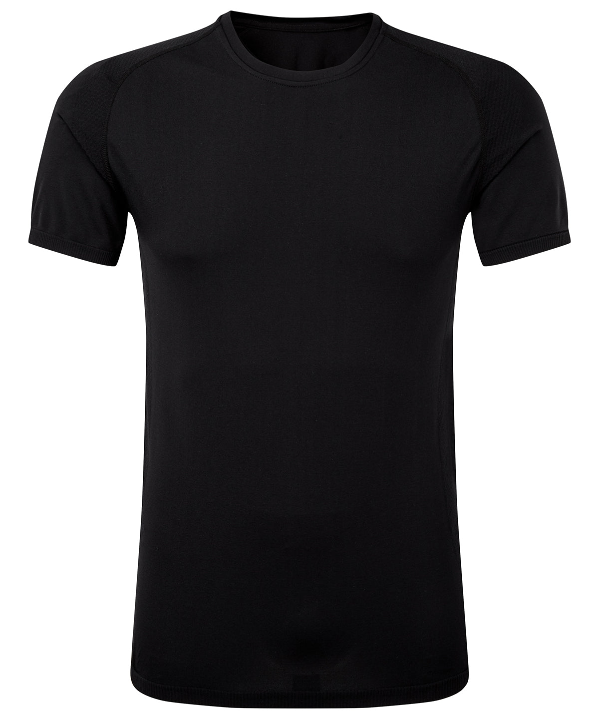 Full Black - TriDri® Seamless '3D fit' multi-sport performance short sleeve top - GarmentEmbroidery