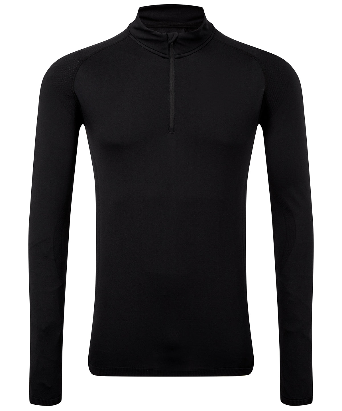 Full Black - TriDri® Seamless '3D fit' multi-sport performance zip top - GarmentEmbroidery