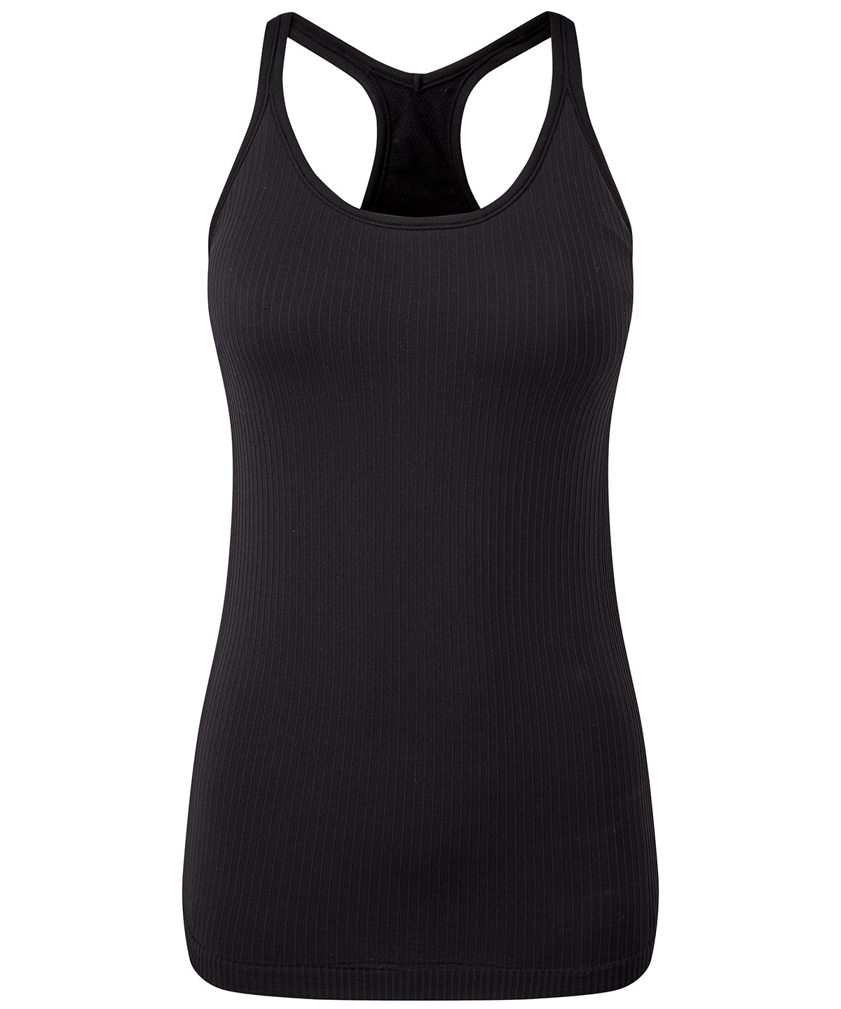 Black - Women's TriDri® seamless '3D fit' multi-sport sculpt vest with secret support - GarmentEmbroidery