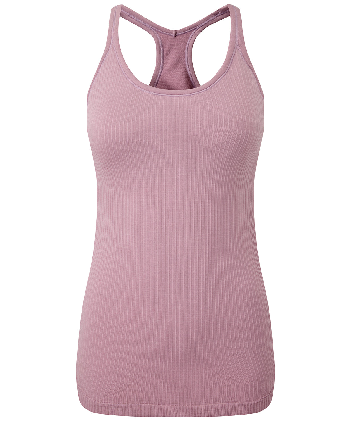 Mauve - Women's TriDri® seamless '3D fit' multi-sport sculpt vest with secret support - GarmentEmbroidery