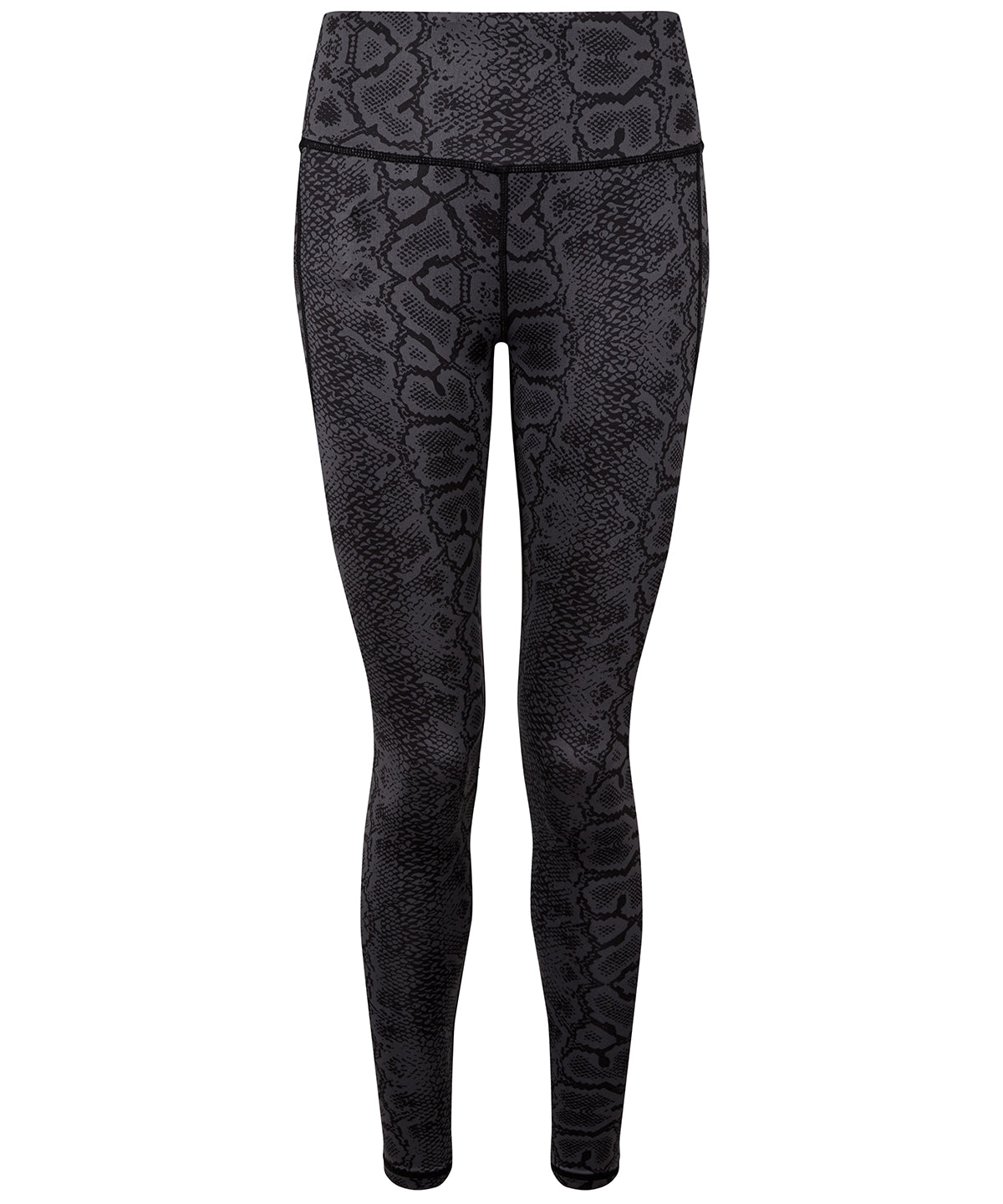 Snake Black - Women's TriDri® performance animal printed leggings - GarmentEmbroidery