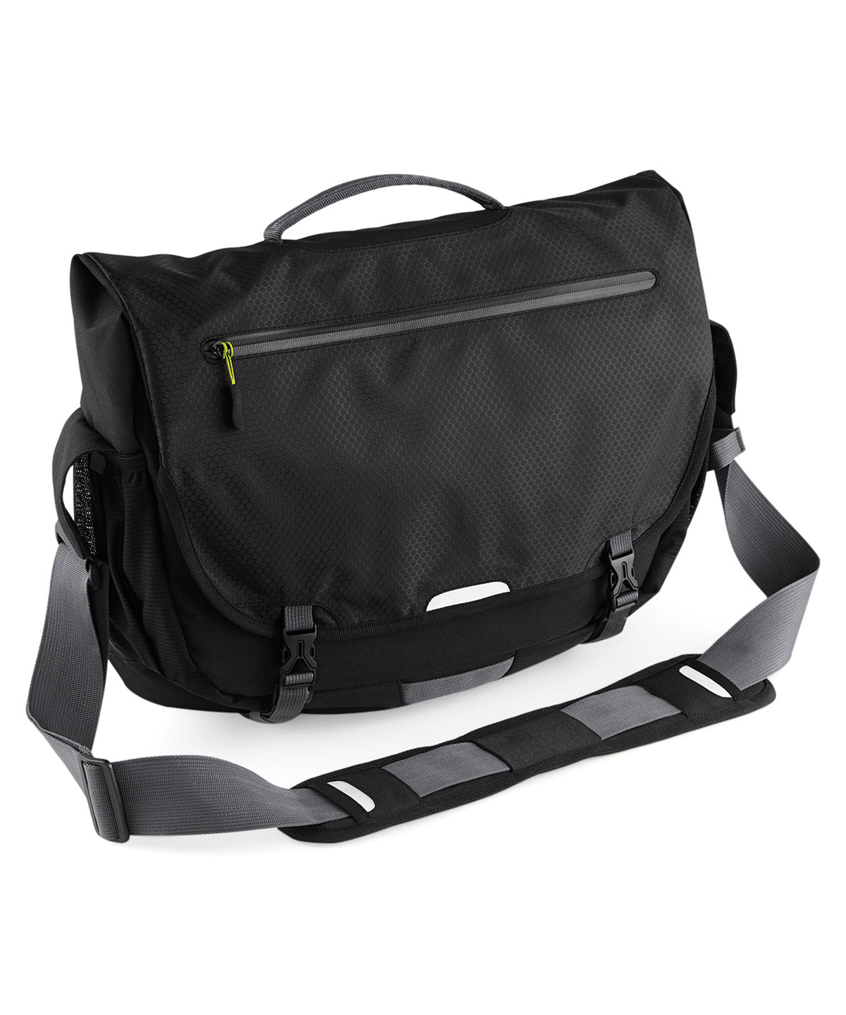 Black - SLX 15 Litre courier bag - GarmentEmbroidery