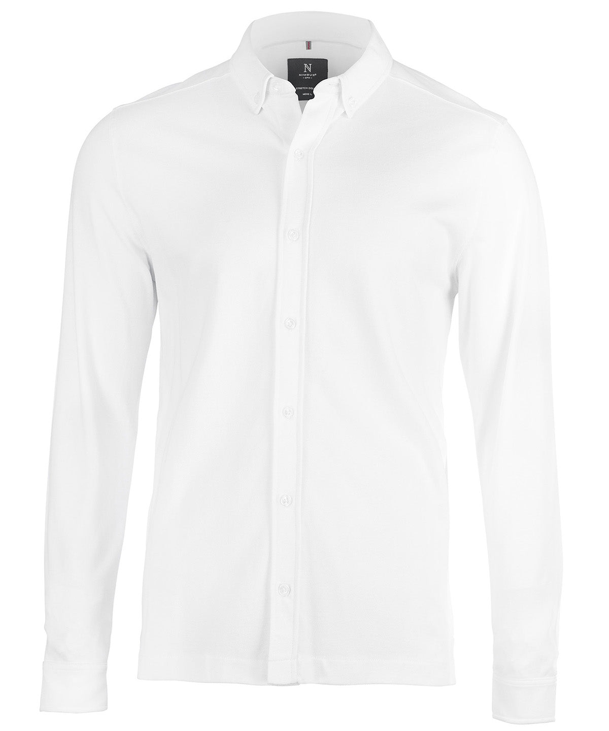 White - Kingston casual shirt - GarmentEmbroidery