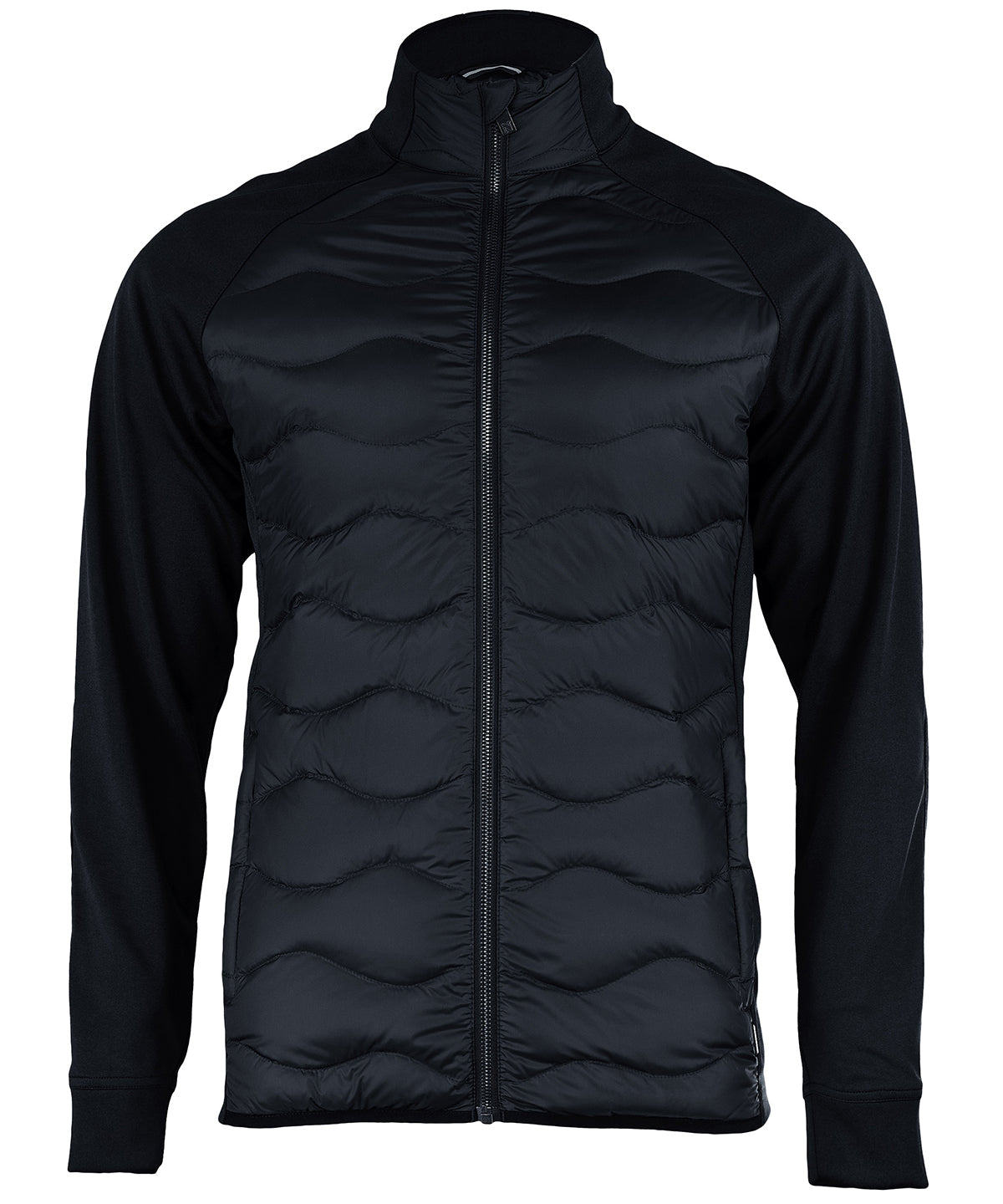 Black - Stillwater hybrid down jacket - GarmentEmbroidery