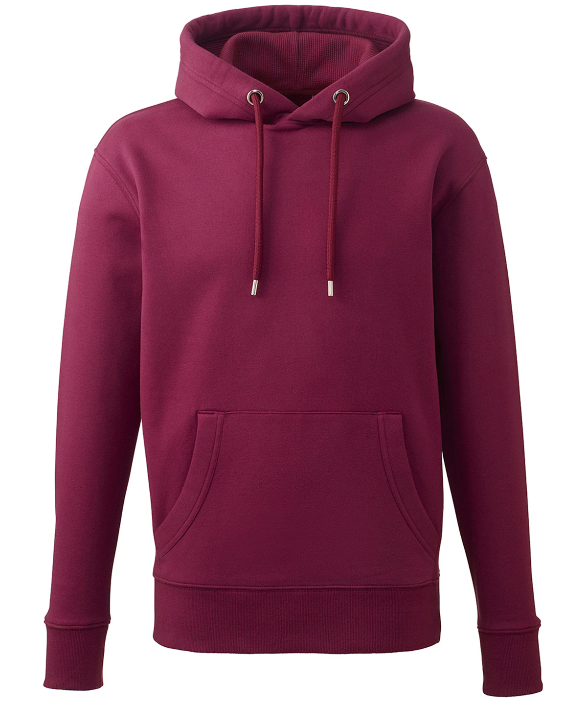 Burgundy - Men's Anthem hoodie - GarmentEmbroidery