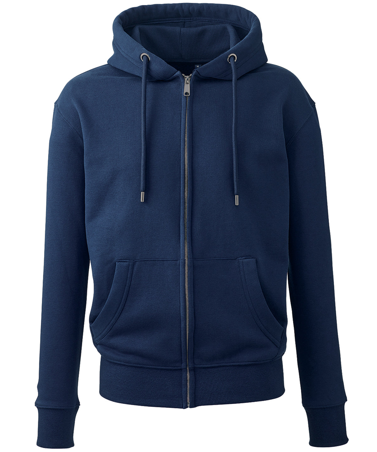 Navy - Men's Anthem full-zip hoodie - GarmentEmbroidery