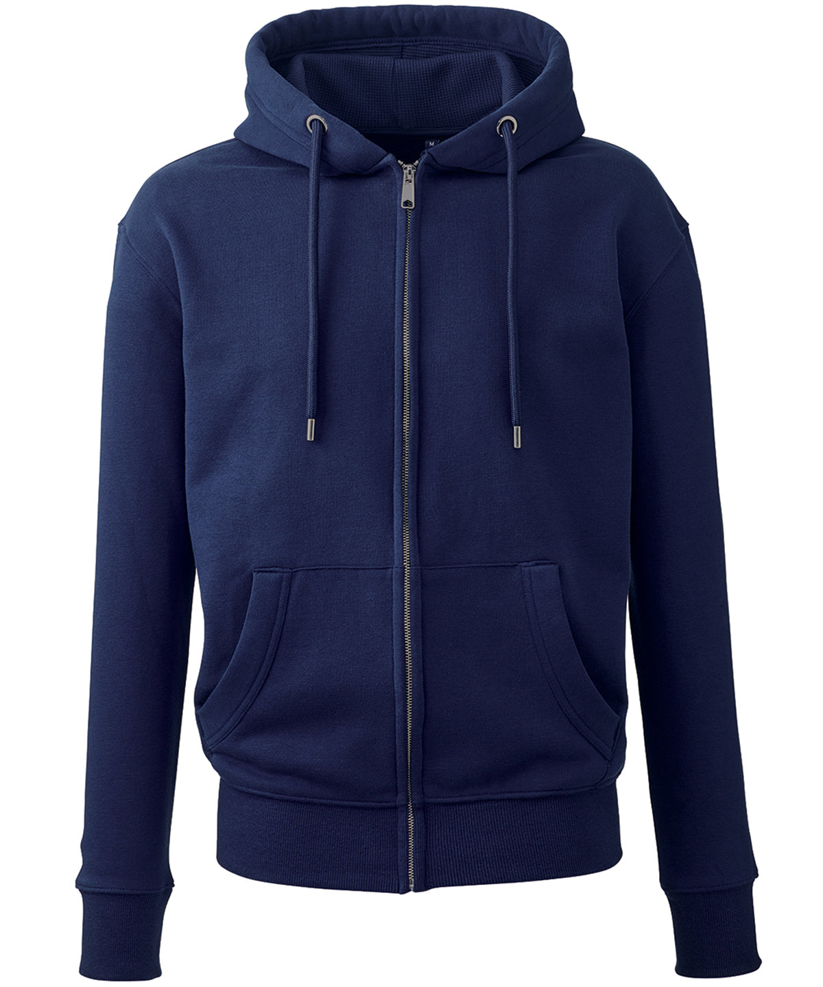 Oxford Navy - Men's Anthem full-zip hoodie - GarmentEmbroidery