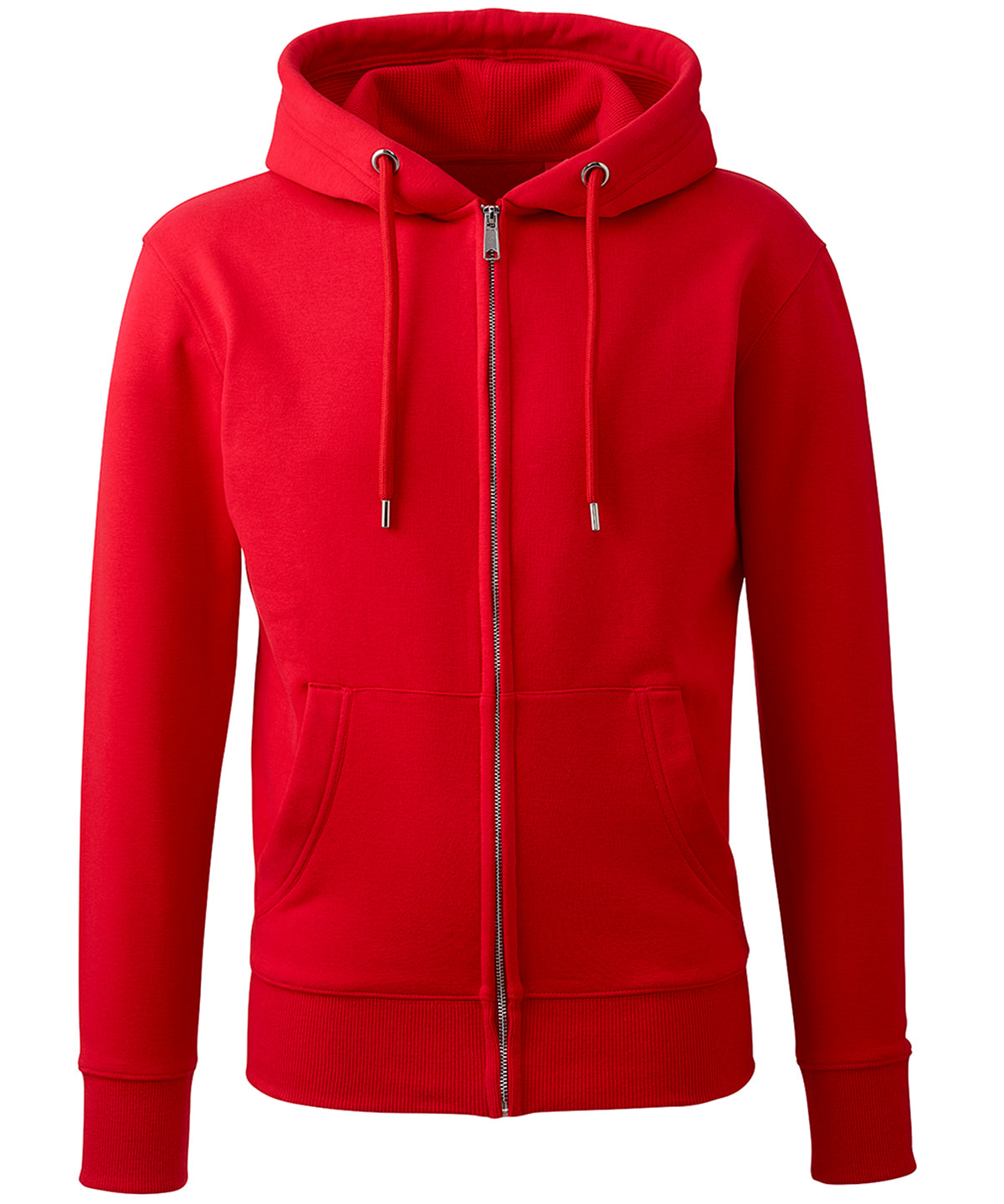 Red - Men's Anthem full-zip hoodie - GarmentEmbroidery