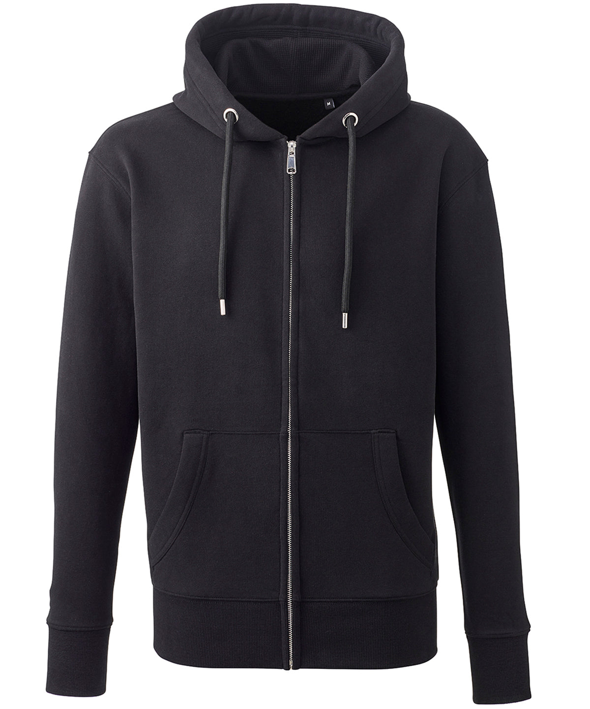 Black - Men's Anthem full-zip hoodie - GarmentEmbroidery