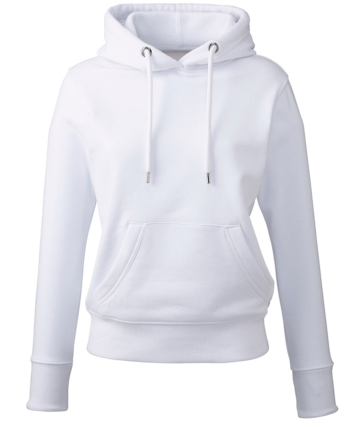 White - Women's Anthem hoodie - GarmentEmbroidery