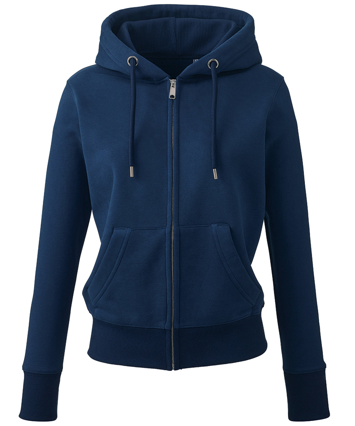 Navy - Women's Anthem full-zip hoodie - GarmentEmbroidery