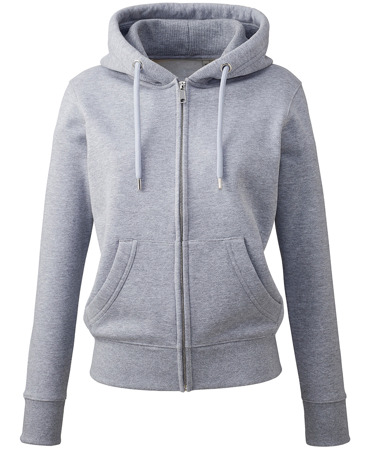 Grey Marl - Women's Anthem full-zip hoodie - GarmentEmbroidery