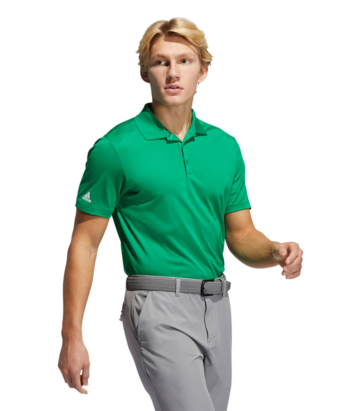 Green - adidas® Performance polo - GarmentEmbroidery