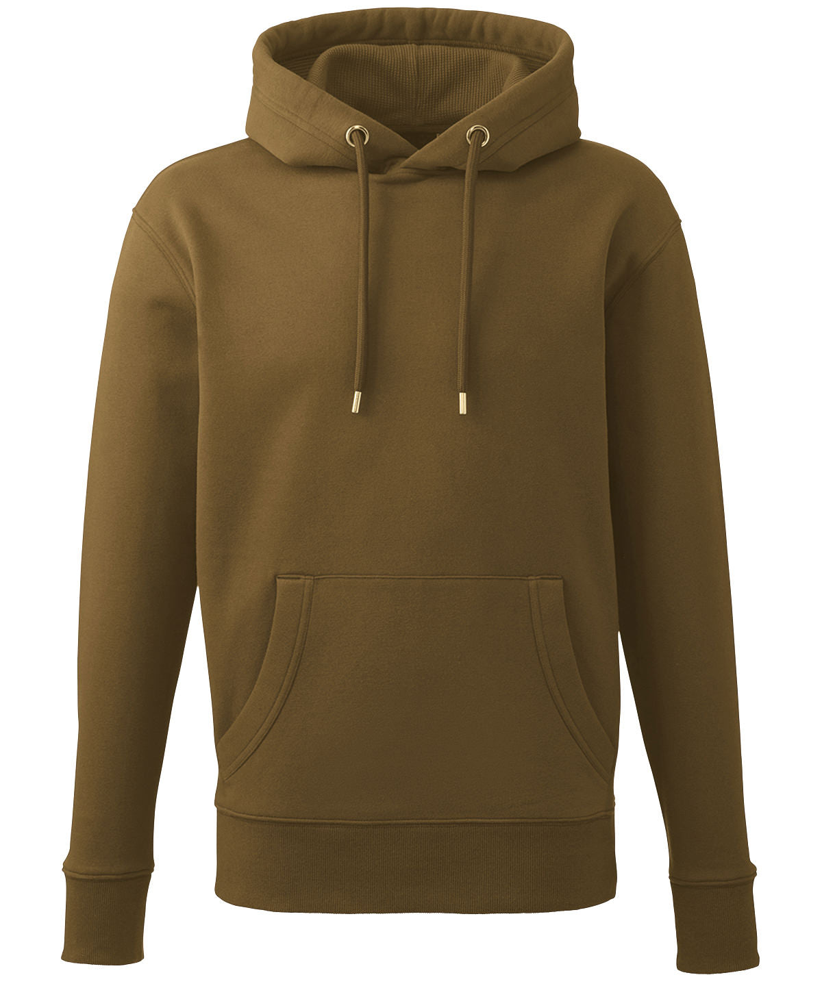 Khaki - Men's Anthem hoodie - GarmentEmbroidery