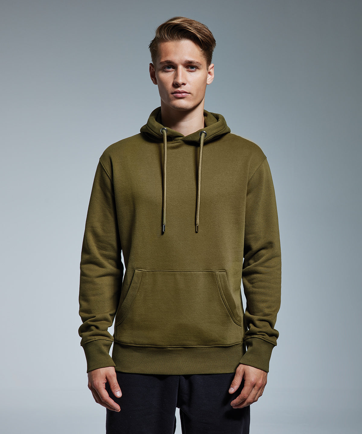 Forest Green - Men's Anthem hoodie - GarmentEmbroidery