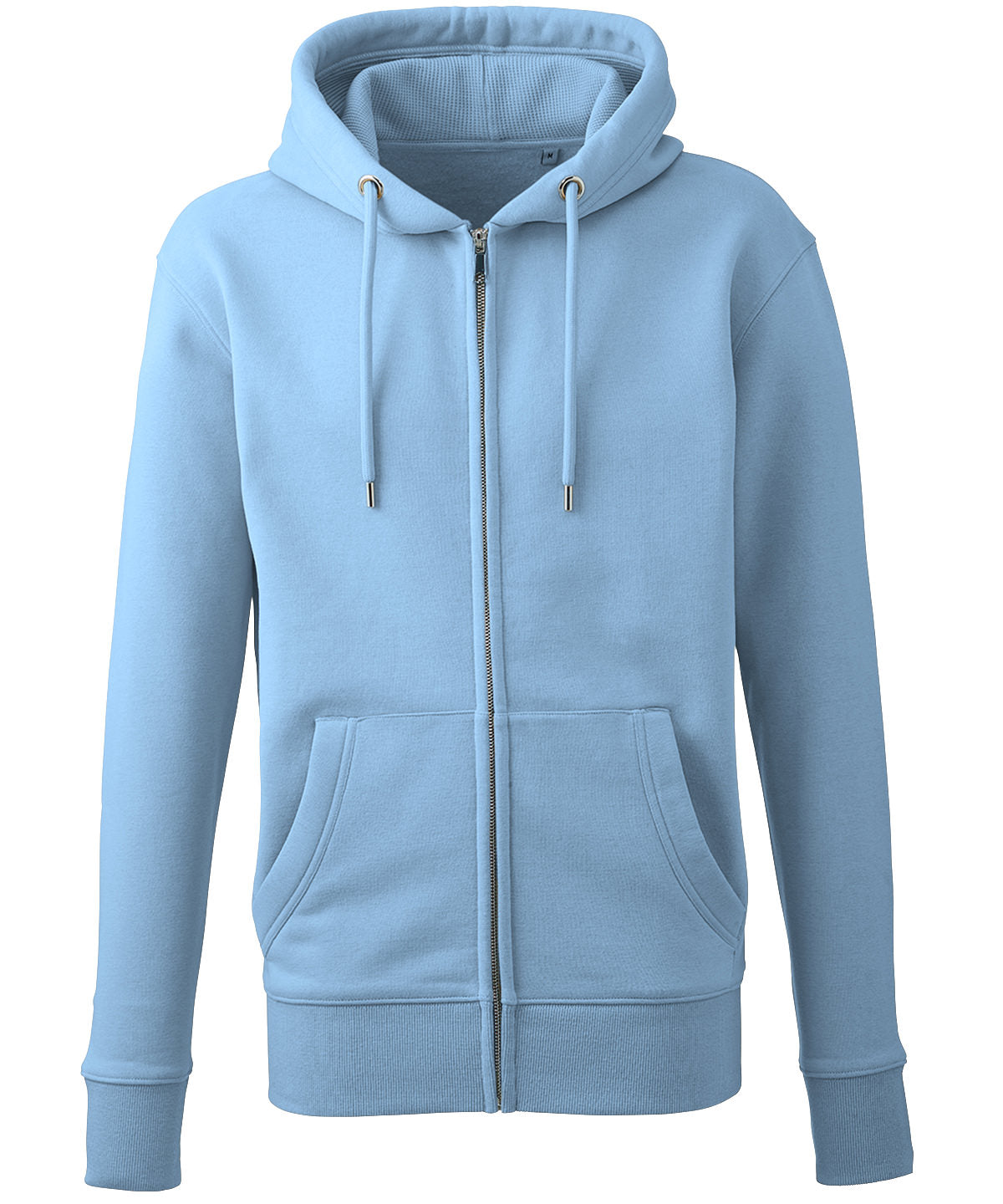 Light Blue - Men's Anthem full-zip hoodie - GarmentEmbroidery