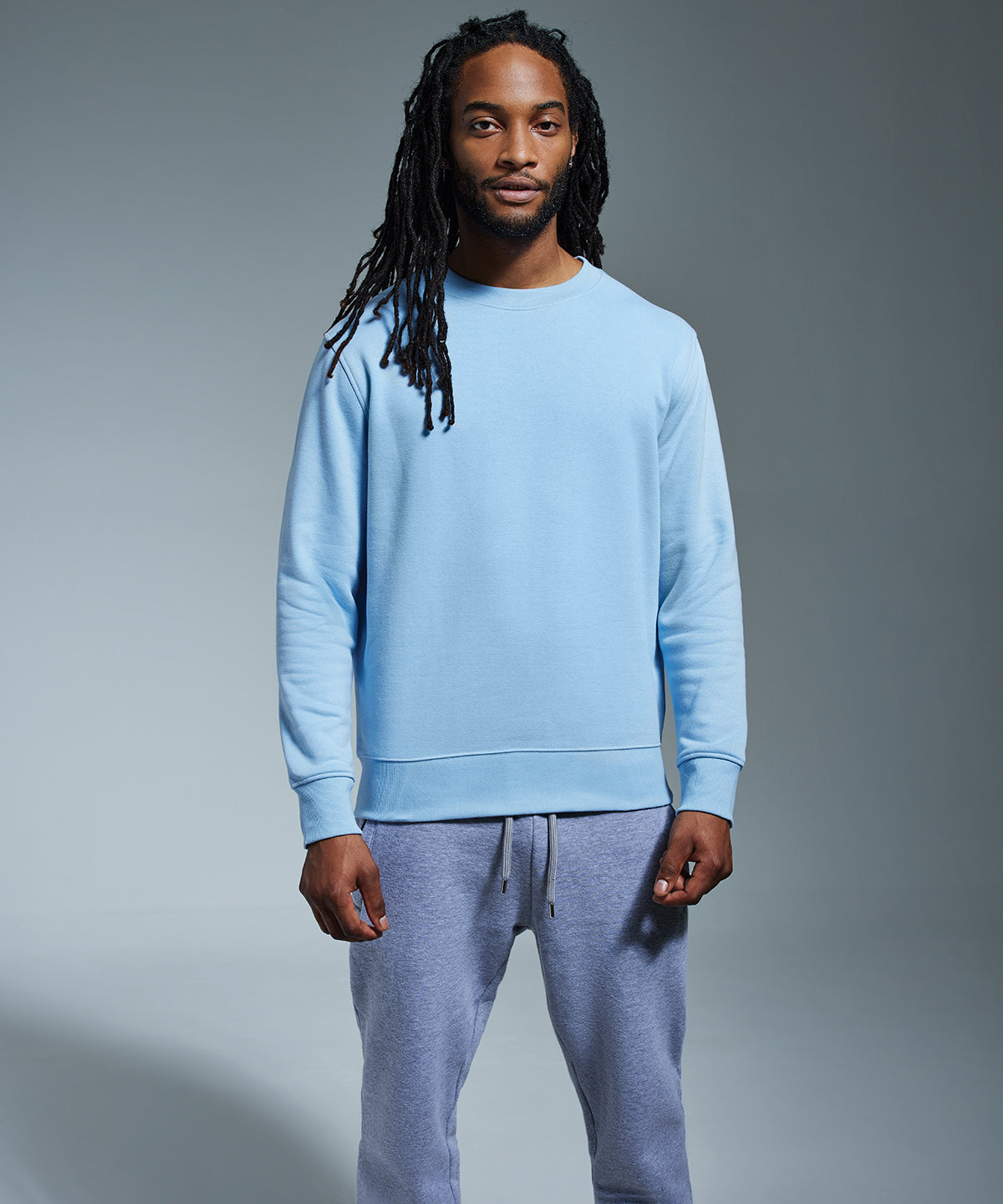 Light Blue - Anthem sweatshirt - GarmentEmbroidery