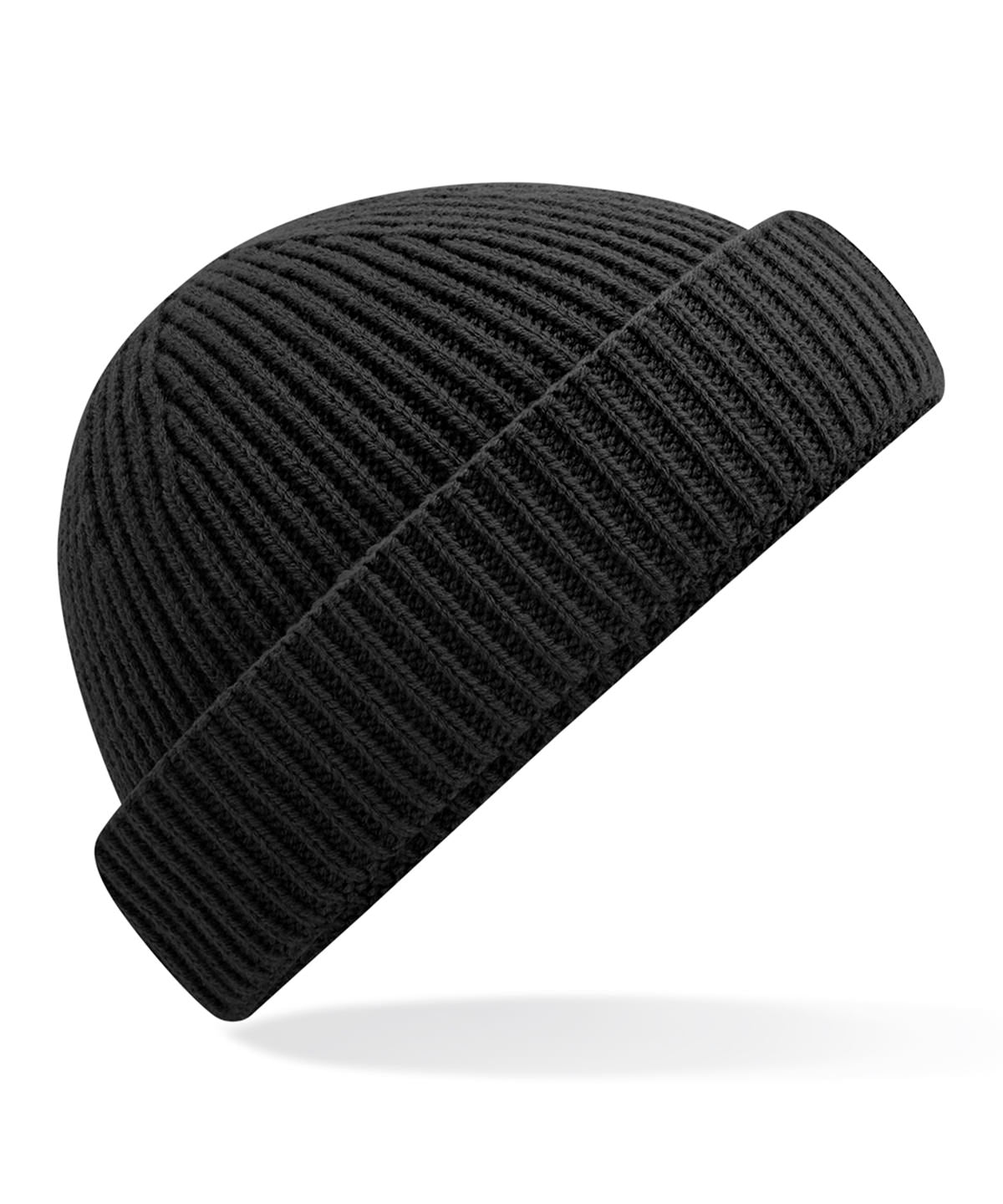 Black - Harbour beanie - GarmentEmbroidery