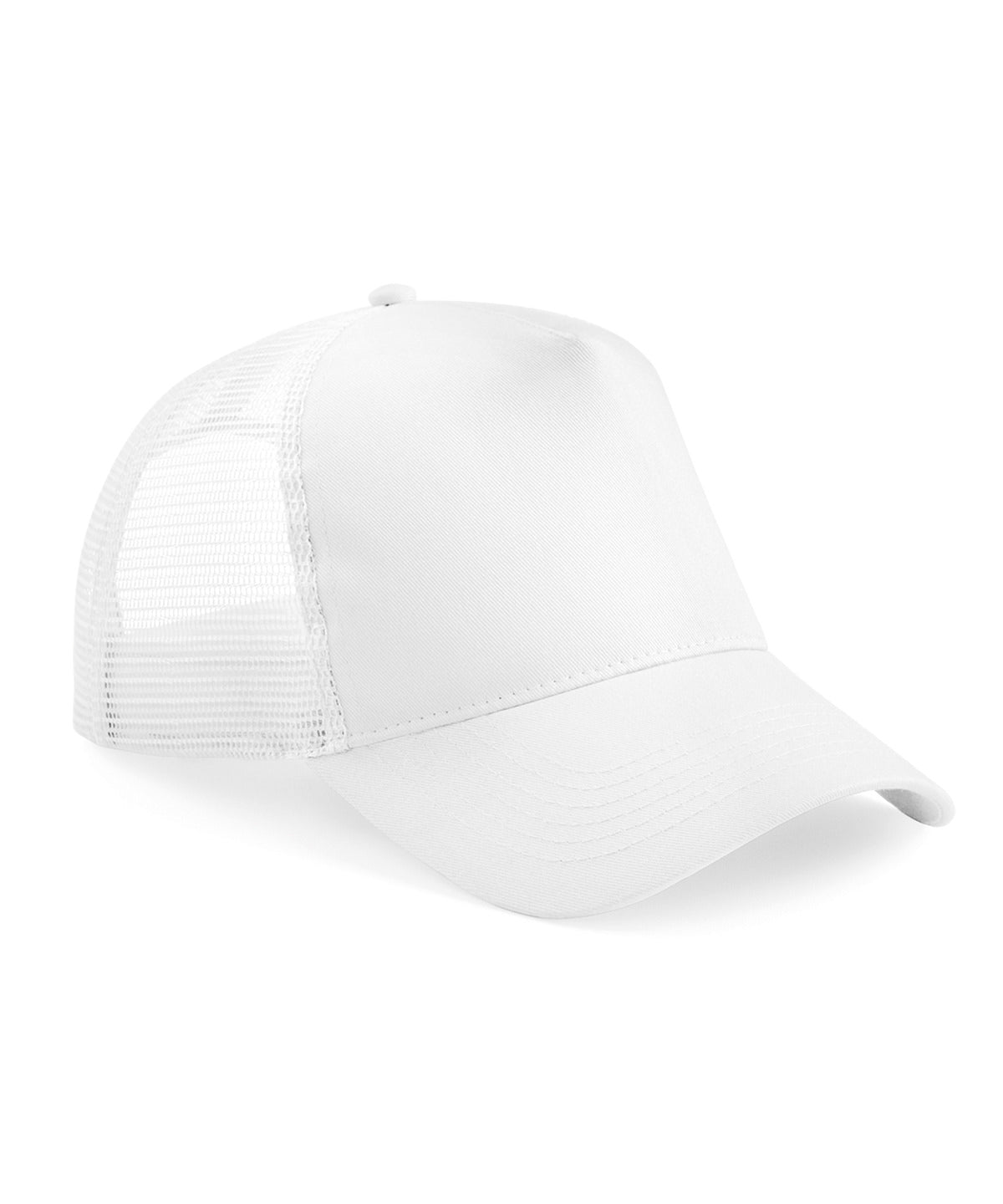 White/White - Junior snapback trucker - GarmentEmbroidery