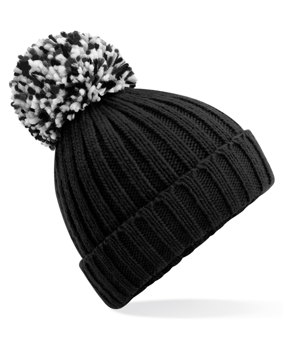 Black - Hygge beanie - GarmentEmbroidery