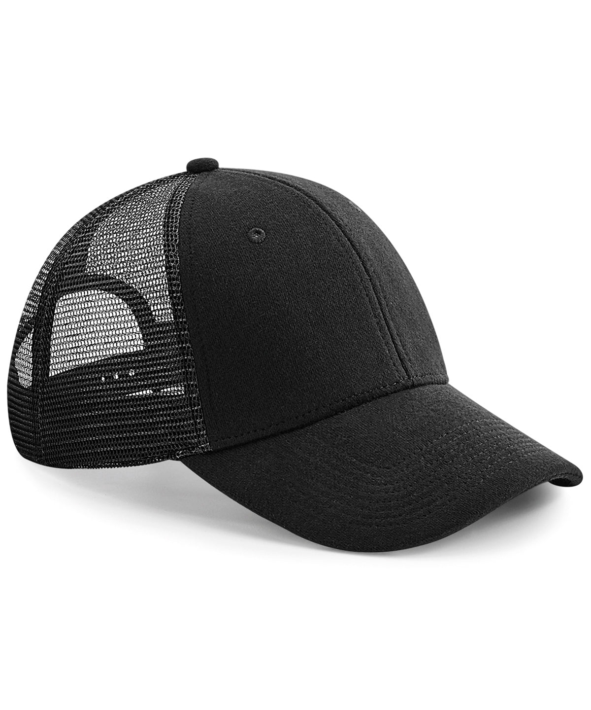 Black - Jersey athleisure trucker - GarmentEmbroidery