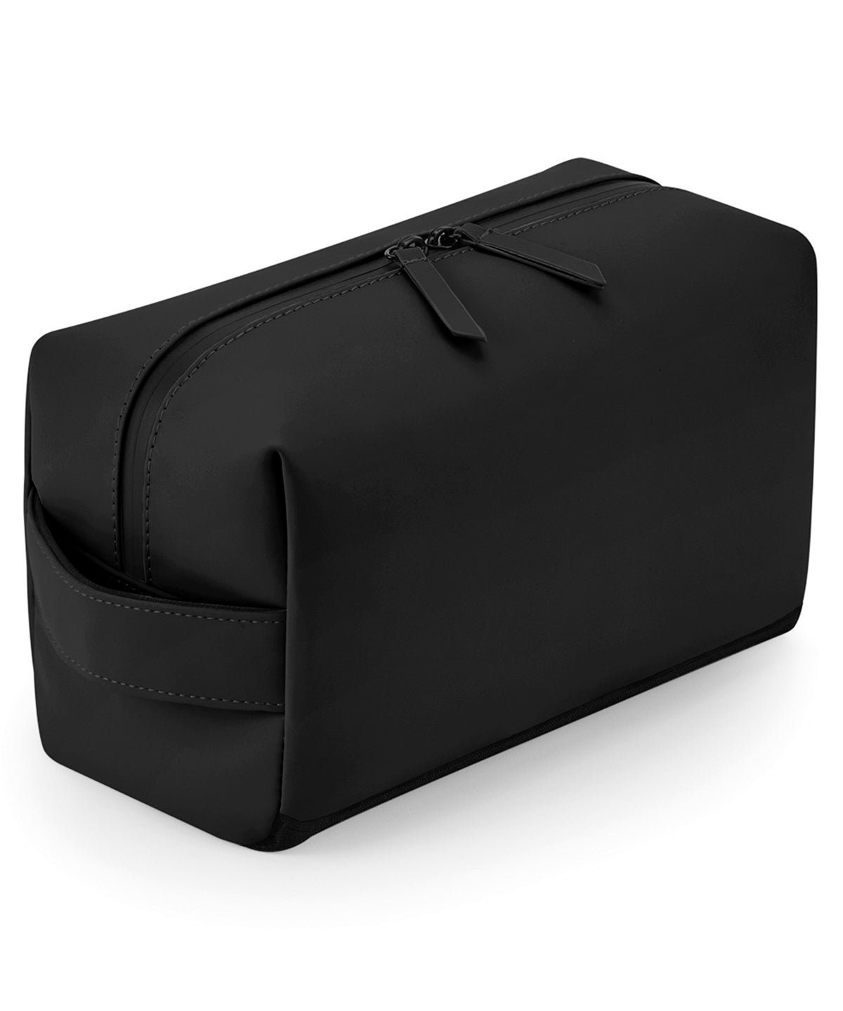 Black - Matte PU toiletry/accessory case - GarmentEmbroidery