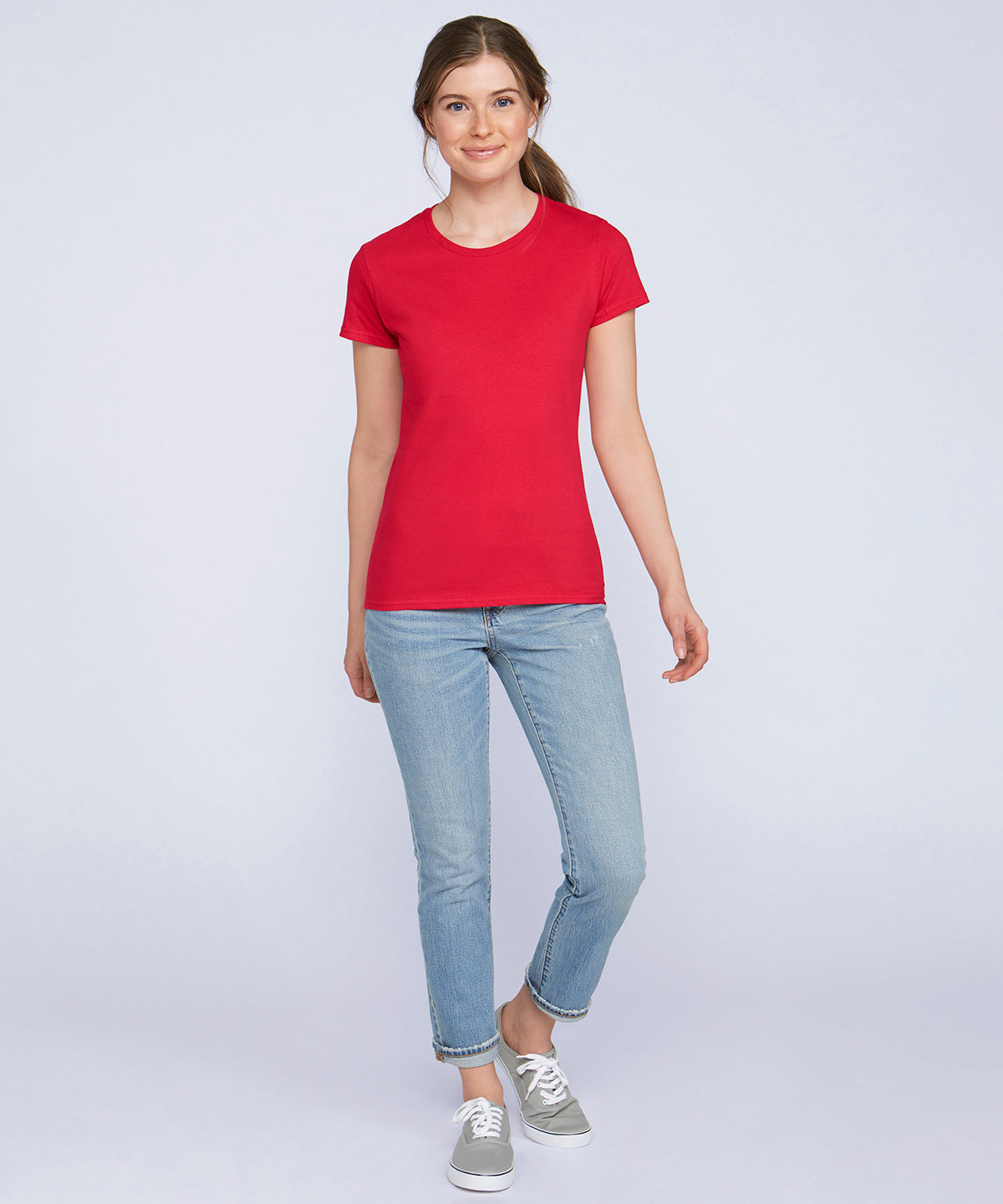 Light Blue - Women's Premium Cotton® RS t-shirt - GarmentEmbroidery