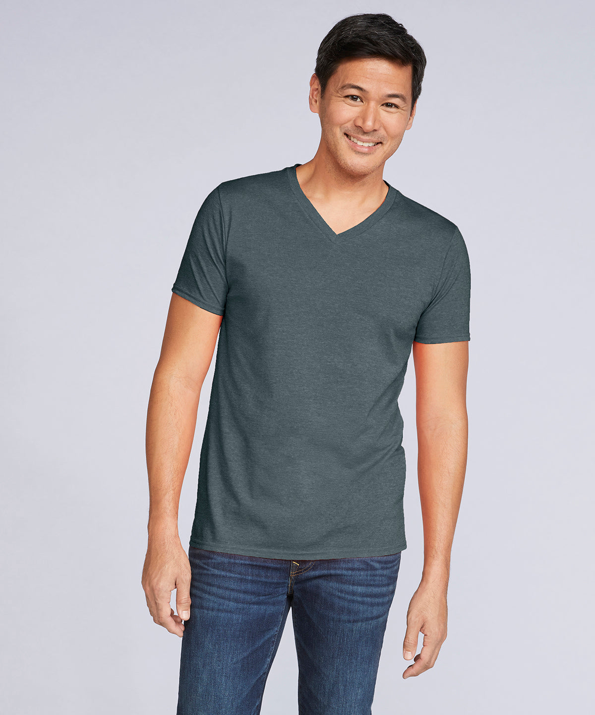 Irish Green - Softstyle™ v-neck t-shirt - GarmentEmbroidery