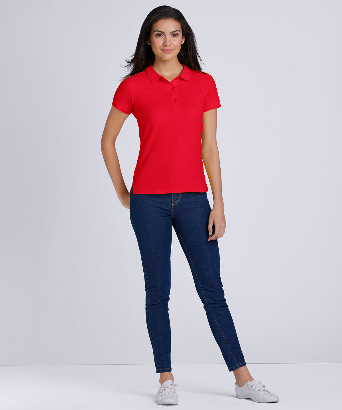 Women's Premium Cotton® double piqué sport shirt