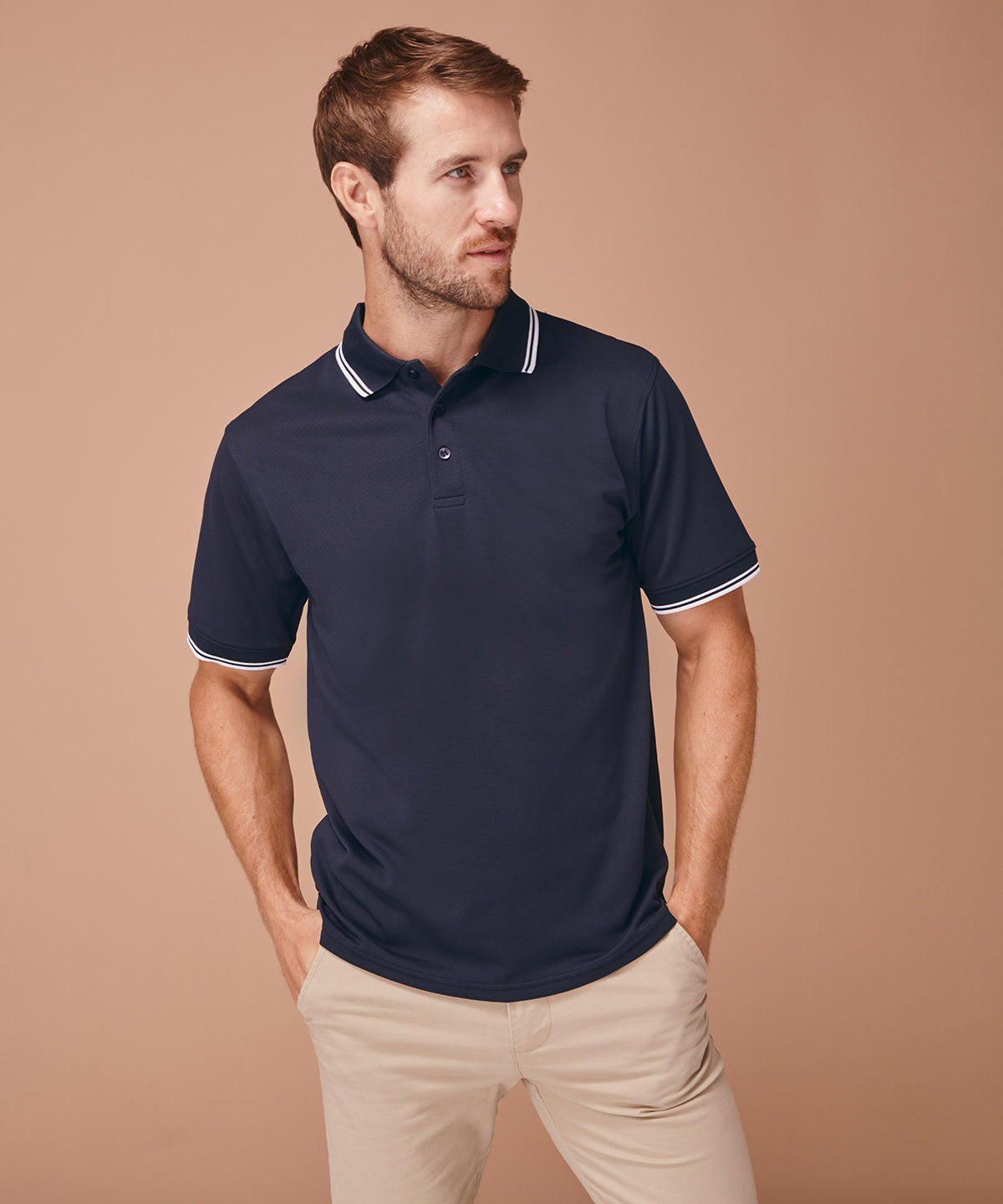 Double tipped Coolplus® polo shirt