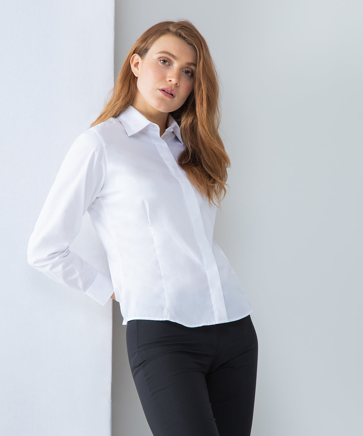 Women's long sleeve lightweight Oxford