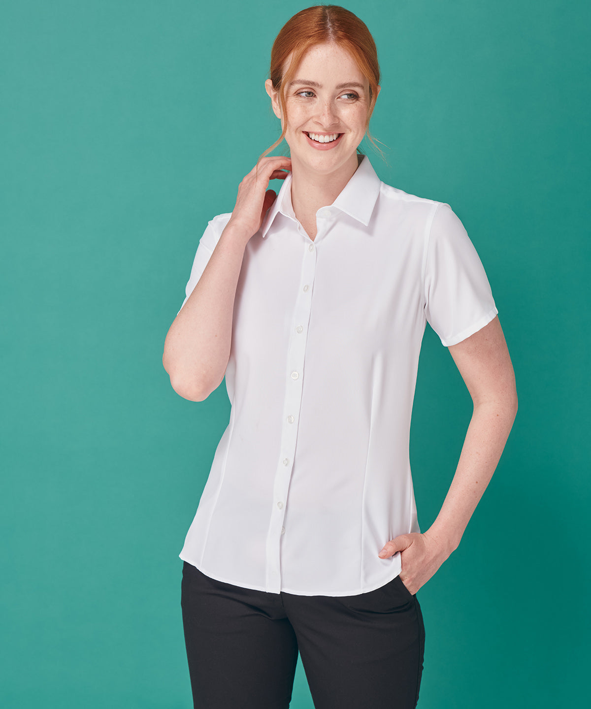 Women's wicking antibacterial short sleeve shirt