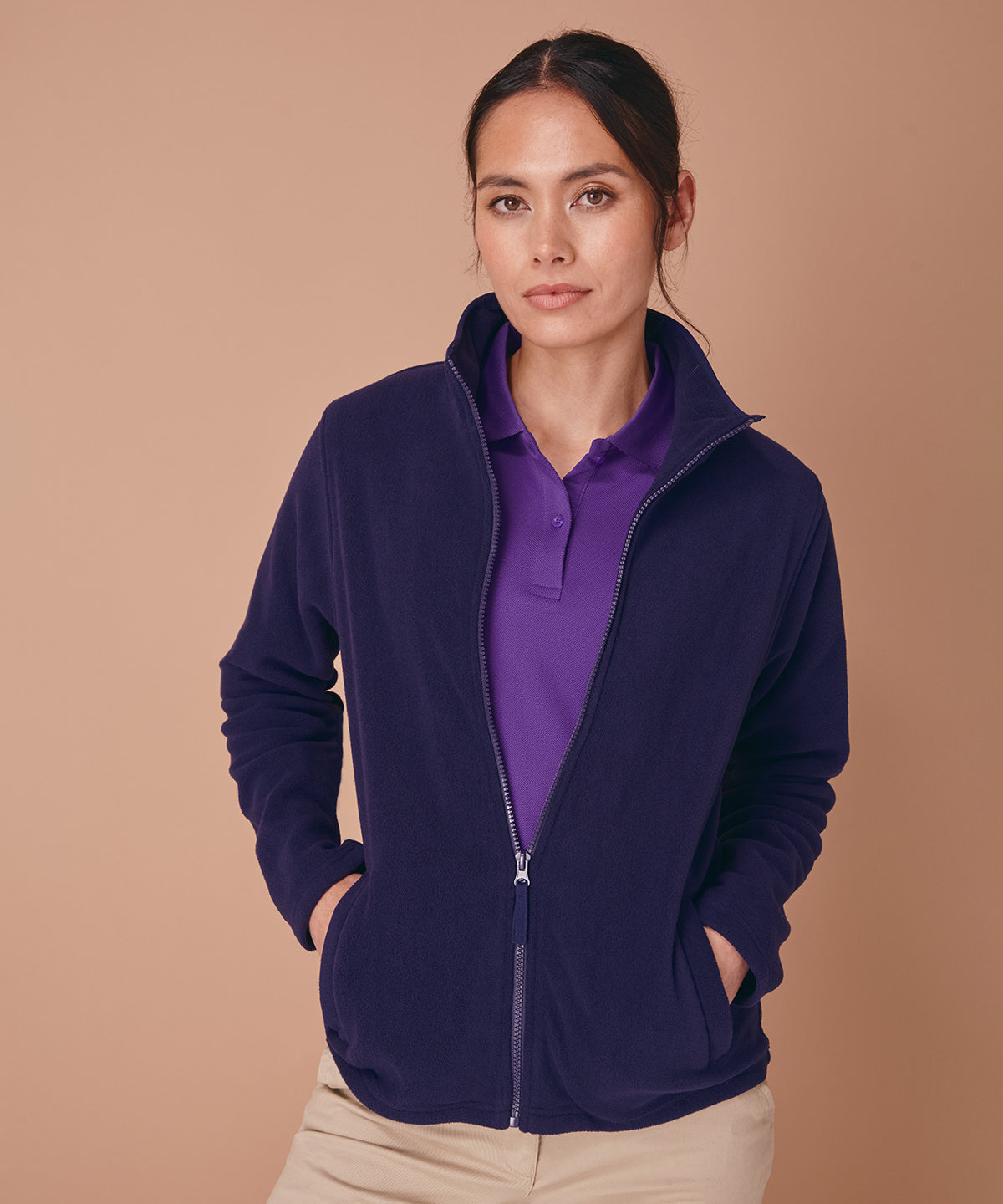 Women's microfleece jacket