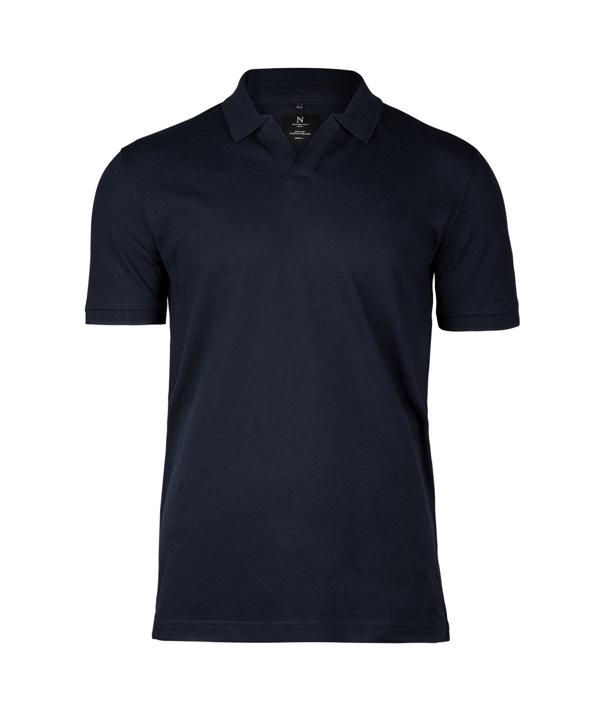 Dark Navy - Harvard v-neck polo shirt - GarmentEmbroidery