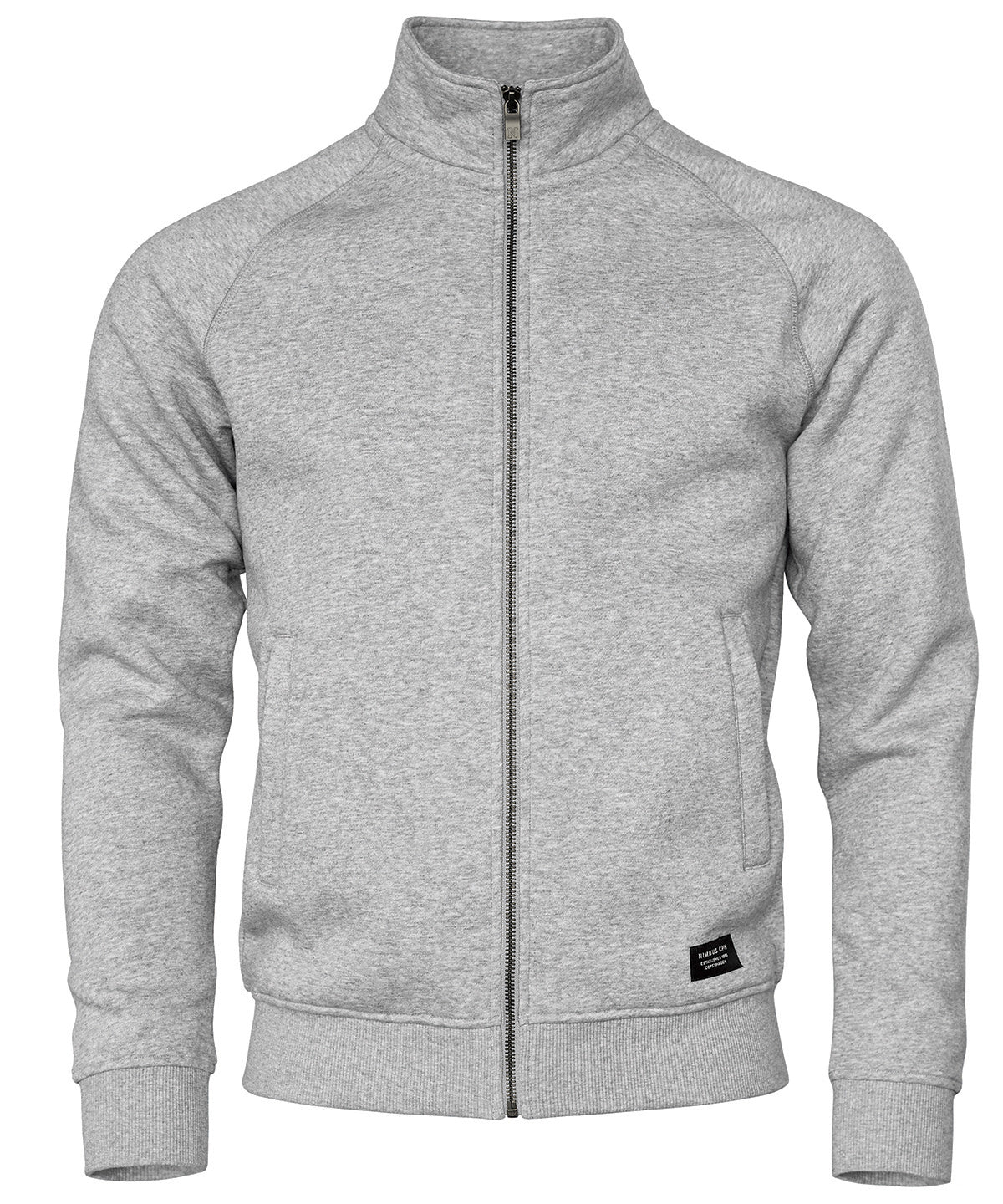 Grey - Cambridge full-zip sweatshirt - GarmentEmbroidery