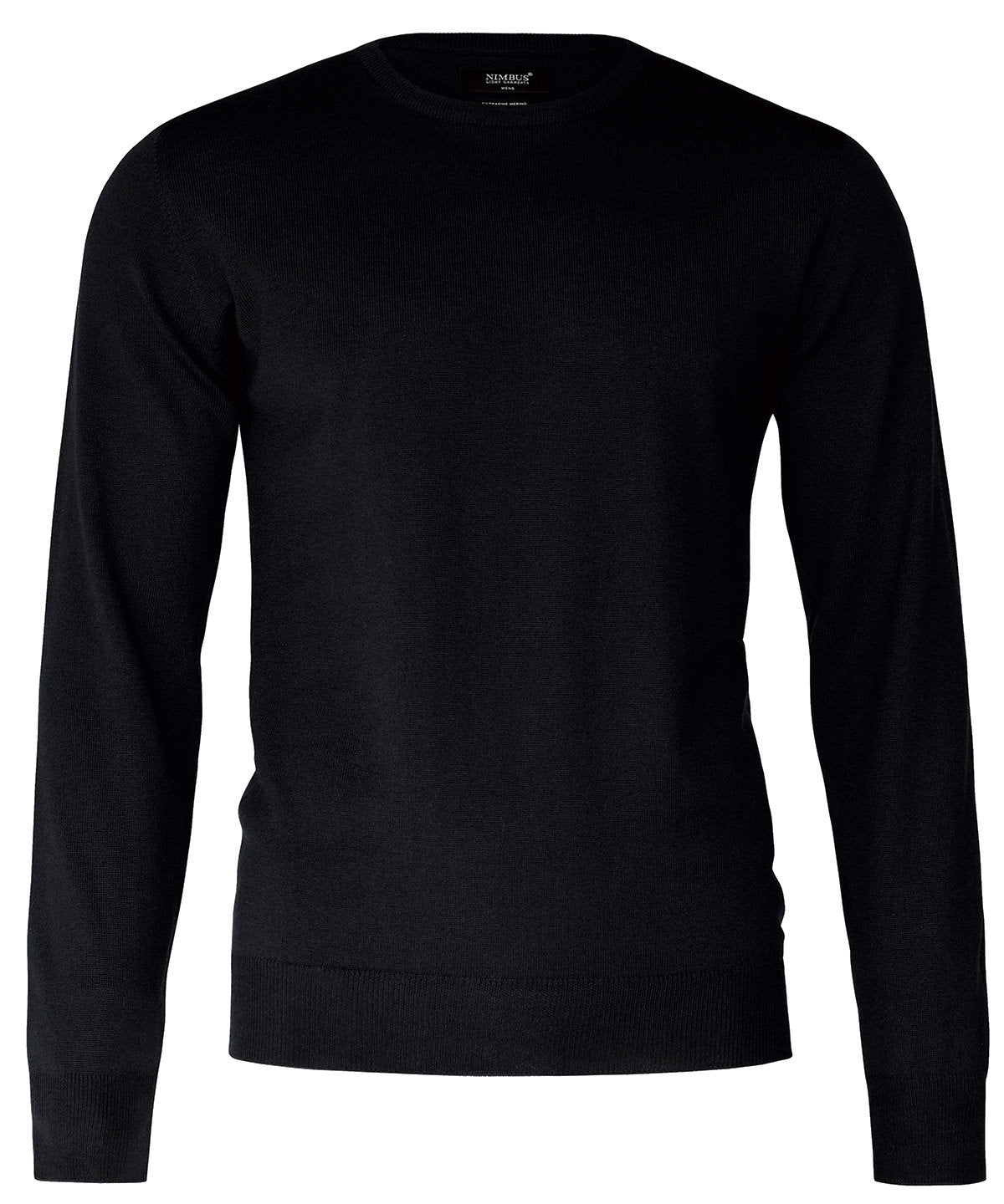 Black - Beaufort merino knit - GarmentEmbroidery