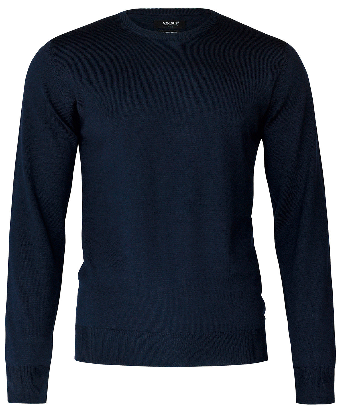 Navy - Beaufort merino knit - GarmentEmbroidery