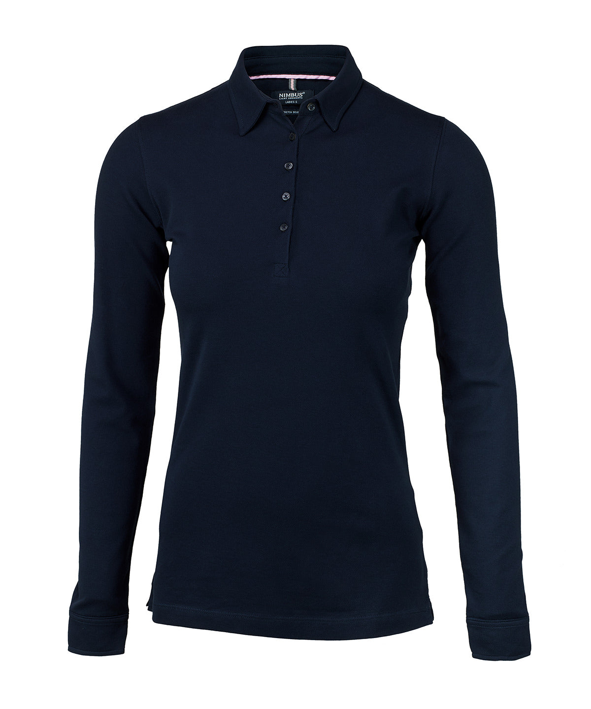 Dark Navy - Women's Carlington deluxe long sleeve polo - GarmentEmbroidery