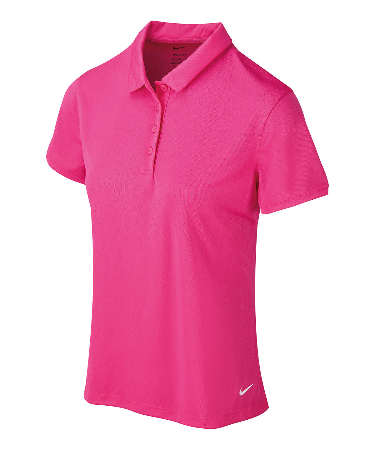 Active Pink/White - Women’s Nike victory solid polo - GarmentEmbroidery