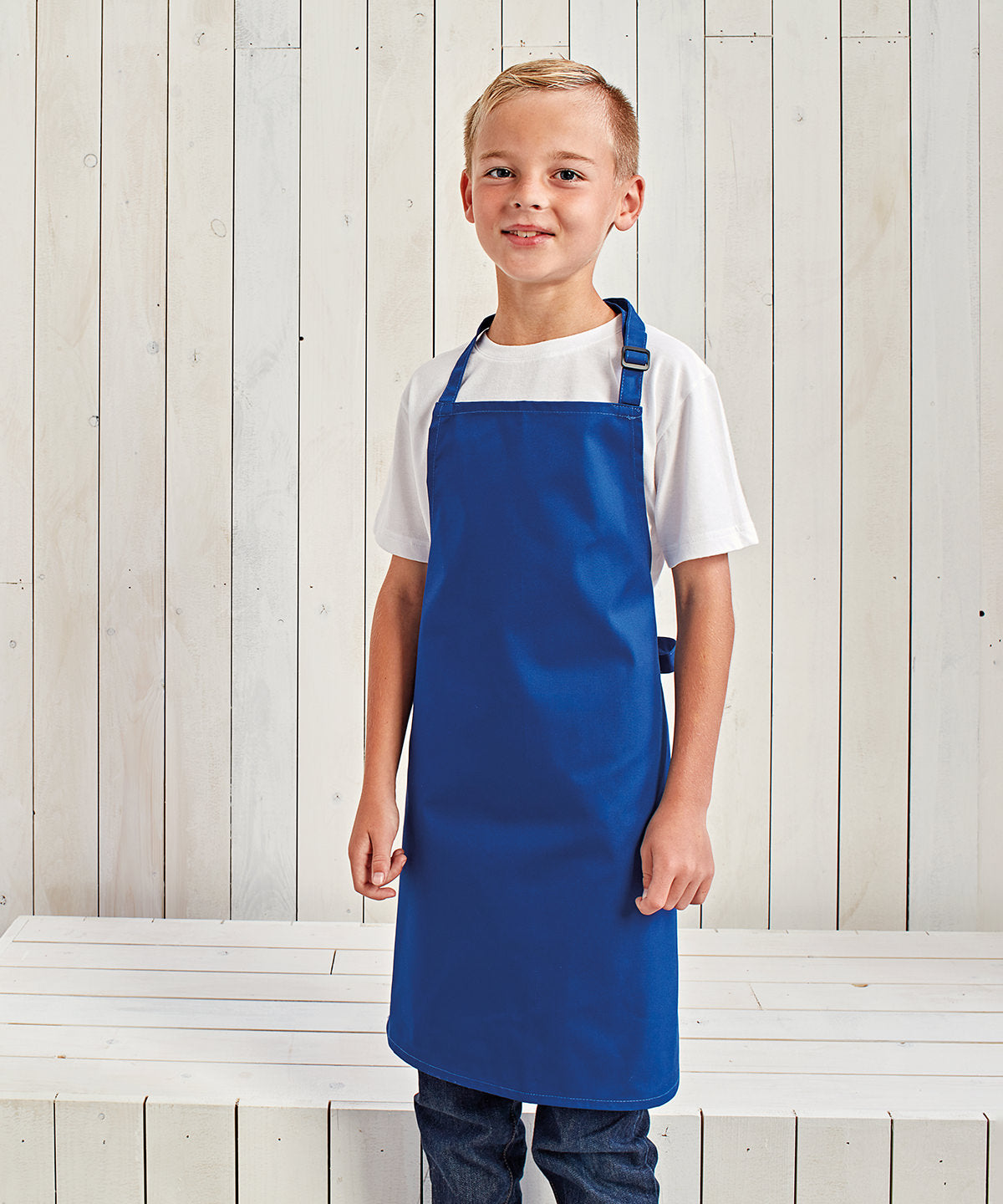 Yellow - Kids bib apron - GarmentEmbroidery