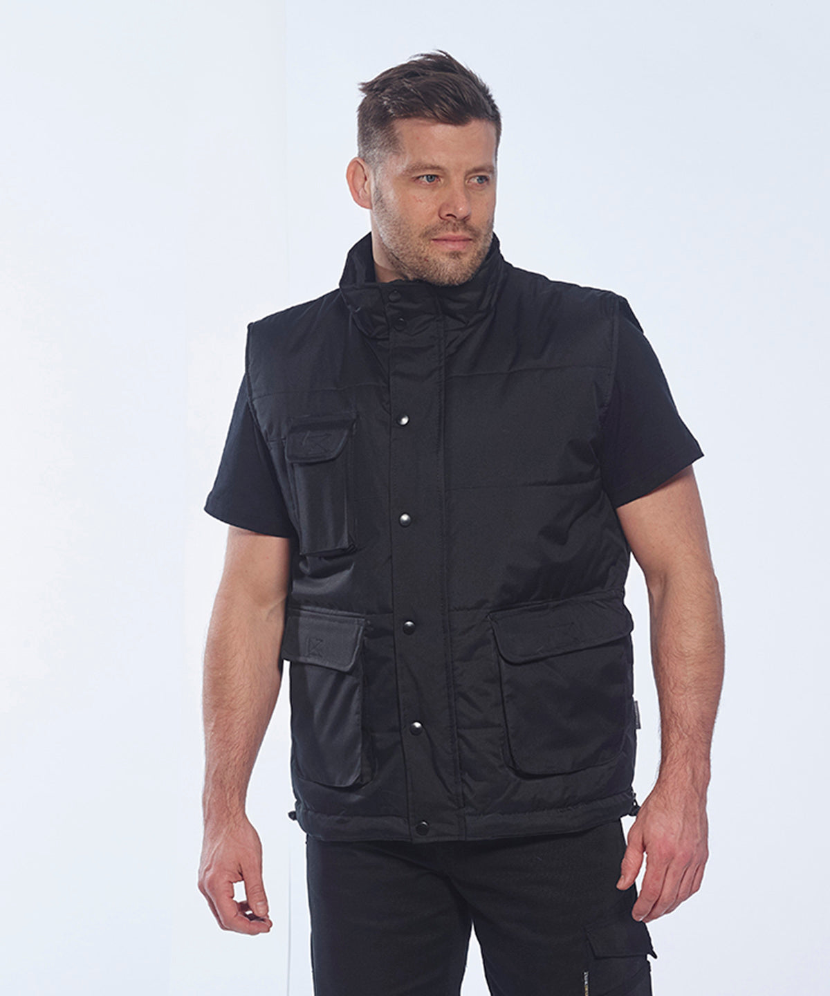 Black - Classic bodywarmer (S415) - GarmentEmbroidery