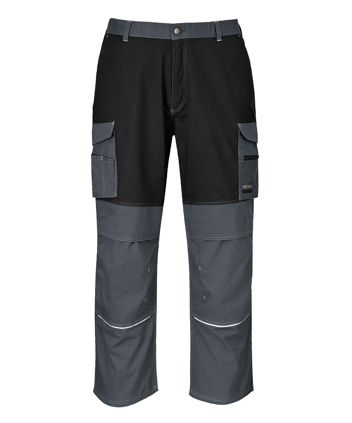 Two-Tone Zoom Grey/Black - Granite trousers (KS13) regular fit - GarmentEmbroidery