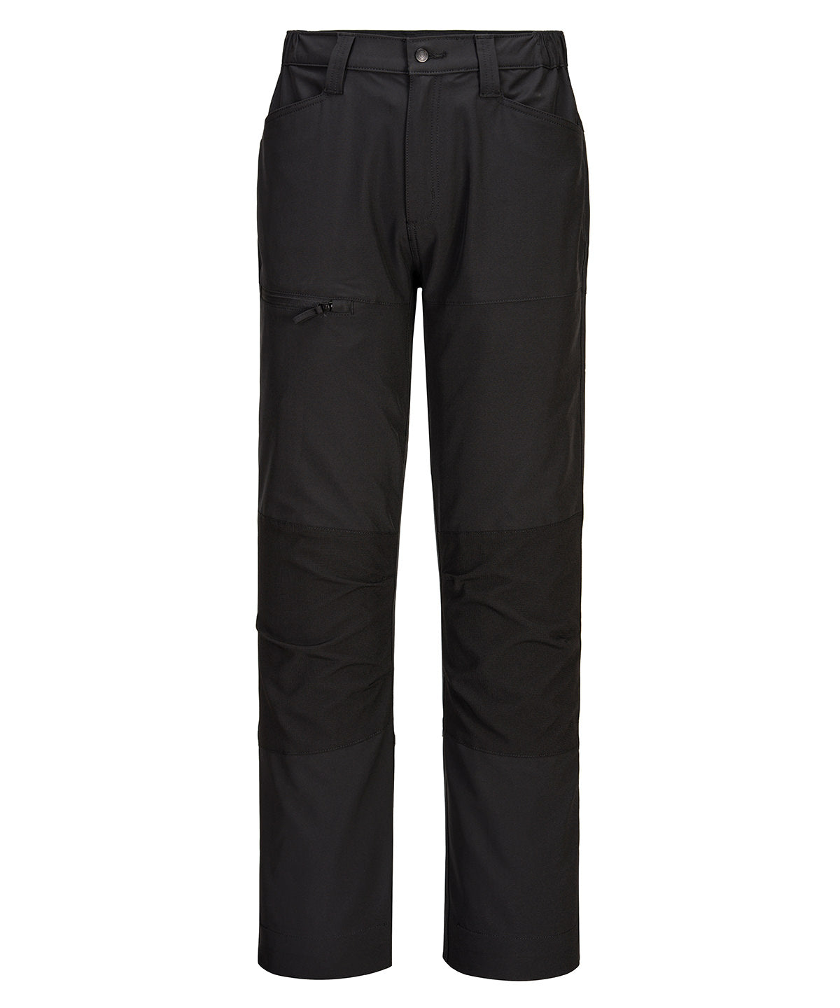 Black - WX2 stretch work trousers (CD886) slim fit - GarmentEmbroidery