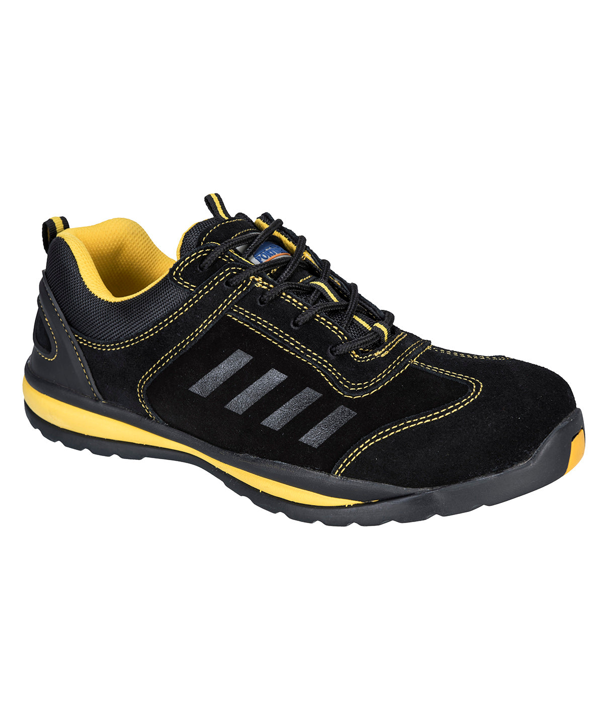 Black - Steelite Lusun safety trainer S1P (FW34) - GarmentEmbroidery