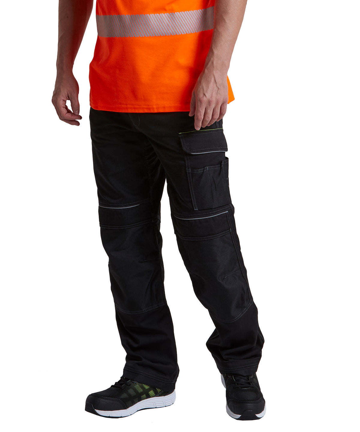 Black - PW3 work trousers (T601) regular fit - GarmentEmbroidery