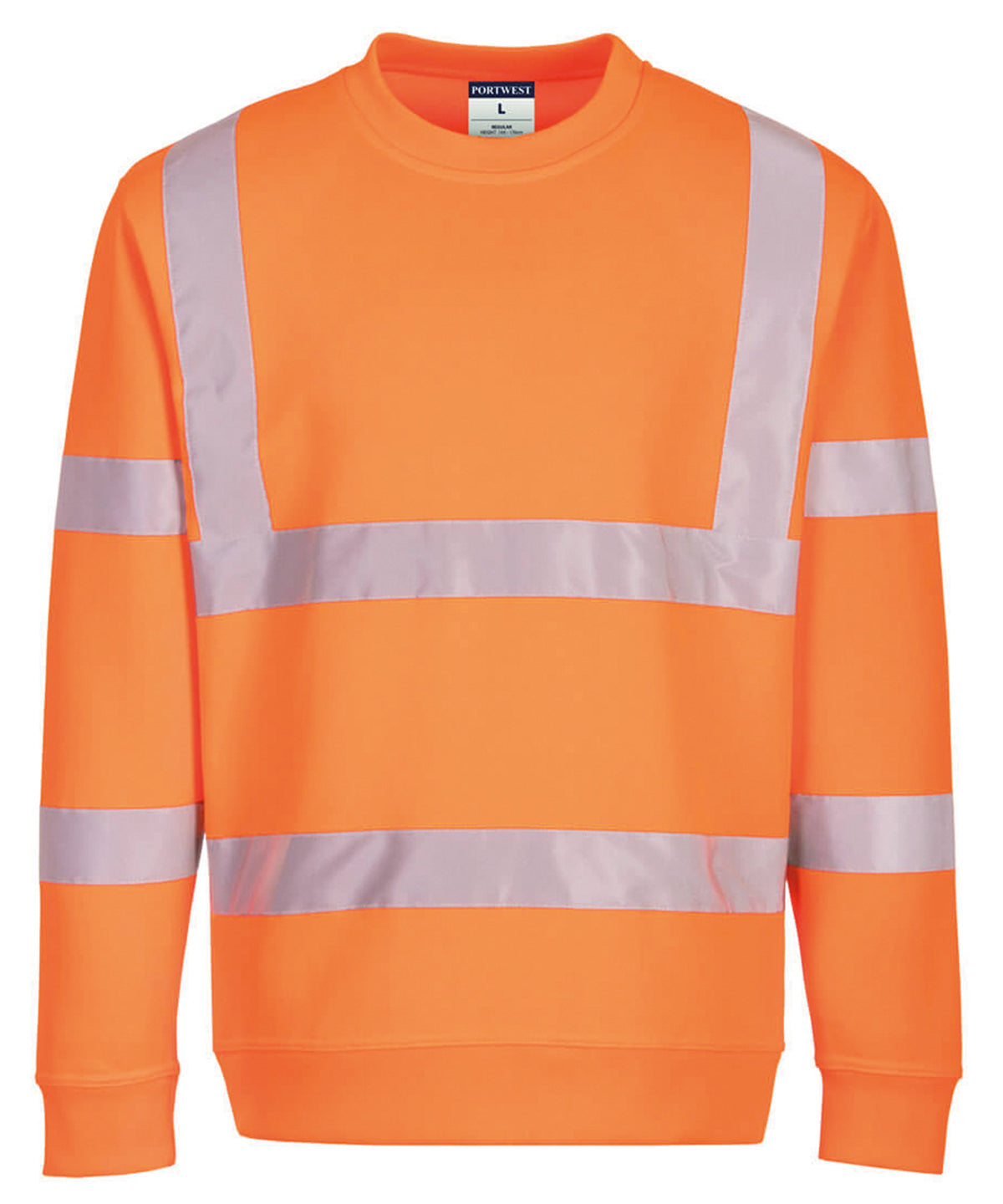 Yellow - Eco Hi-vis sweatshirt (EC13) - GarmentEmbroidery