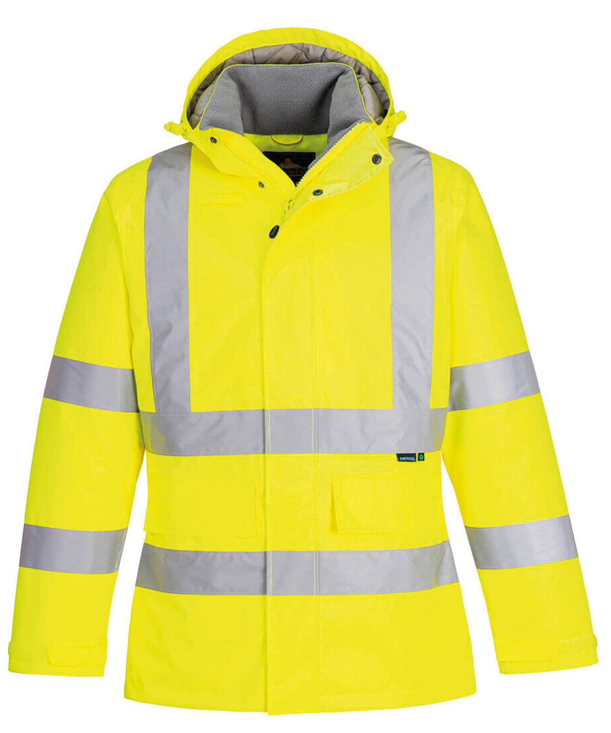 Yellow - Eco Hi-vis winter jacket (EC60) - GarmentEmbroidery