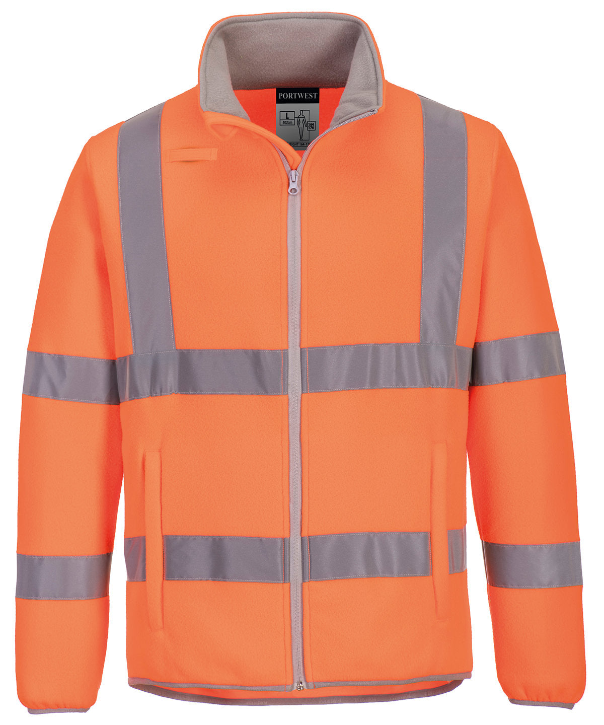 Yellow - Eco Hi-vis fleece jacket (EC70) - GarmentEmbroidery